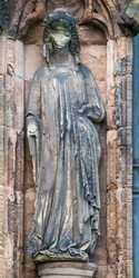 Lichfield - Statues on the Choir of Lichfield Cathedral