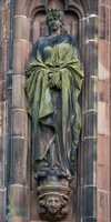Lichfield - Statues on the Lady Chapel of Lichfield Cathedral