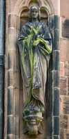 Lichfield - Statues on the Lady Chapel of Lichfield Cathedral