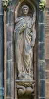 Lichfield - Statues on the Lady Chapel of Lichfield Cathedral