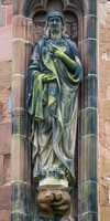 Lichfield - Statues on the Lady Chapel of Lichfield Cathedral