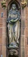 Lichfield - Statues on the Lady Chapel of Lichfield Cathedral