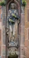 Lichfield - Statues on the Lady Chapel of Lichfield Cathedral