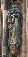 Lichfield - Statues on the Lady Chapel of Lichfield Cathedral