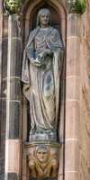 Lichfield - Statues on the Lady Chapel of Lichfield Cathedral