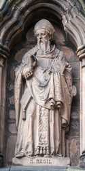 Lichfield - Statues on the South Transept of Lichfield Cathedral