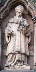 Lichfield - Statues on the South Transept of Lichfield Cathedral