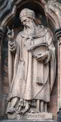 Lichfield - Statues on the South Transept of Lichfield Cathedral