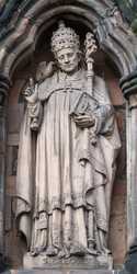 Lichfield - Statues on the South Transept of Lichfield Cathedral