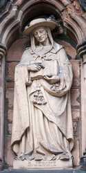 Lichfield - Statues on the South Transept of Lichfield Cathedral