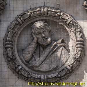 London - Portrait busts of Painters, Sculptors, Antiquarians and Historians