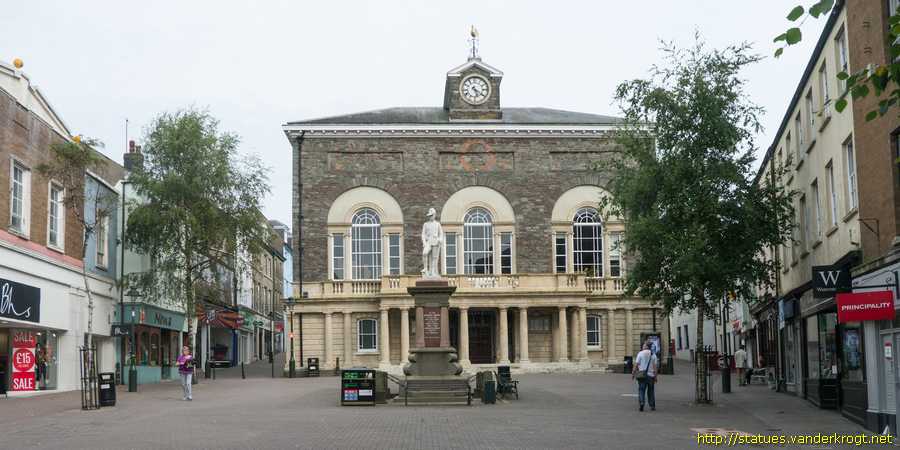 Carmarthen - Gaerfyrddin / South African War Memorial - Cofeb rhyfel De Affrica
