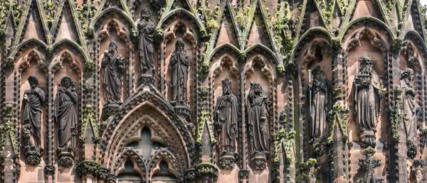 Lichfield - Statues on the West Front of Lichfield Cathedral