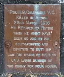 Walton on the Naze - Pte. H.G. Columbine