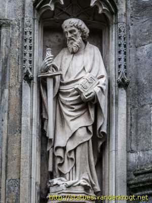 Norwich - Saints' statues at the Church of St. Peter Mancroft