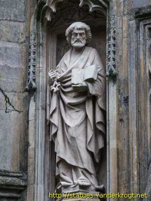 Norwich - Saints' statues at the Church of St. Peter Mancroft