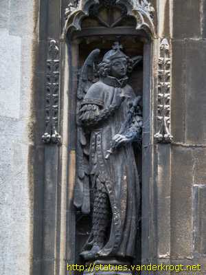 Norwich - Saints' statues at the Church of St. Peter Mancroft