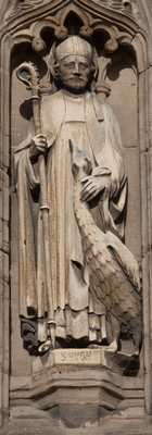 Leicester - Vaughan Porch Statues (Leicester Cathedral)