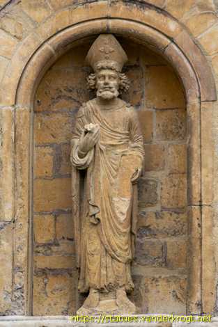 Lincoln - Statues of Kings and Bishops at Lincoln Cathedral