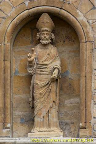 Lincoln - Statues of Kings and Bishops at Lincoln Cathedral
