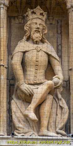 Lincoln - Statues of Kings and Bishops at Lincoln Cathedral
