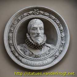 London - Royal Naval College Busts of Naval Heroes