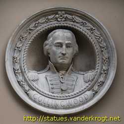London - Royal Naval College Busts of Naval Heroes
