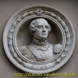 London - Royal Naval College Busts of Naval Heroes