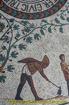 Chester - Roman Gardens Mosaic