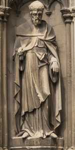Canterbury - Statues on the West Front of Canterbury Cathedral