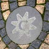 Calne - Oxygen - Joseph Priestley Pavement Display