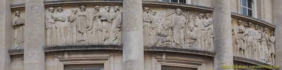 Bath - Guildhall Reliefs