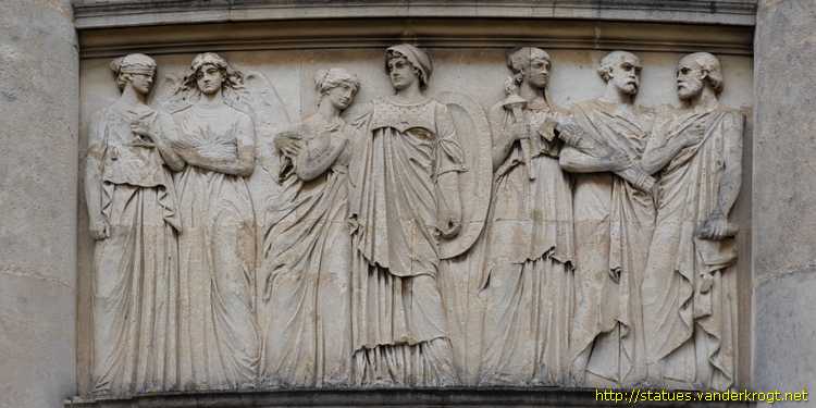 Bath - Guildhall Reliefs