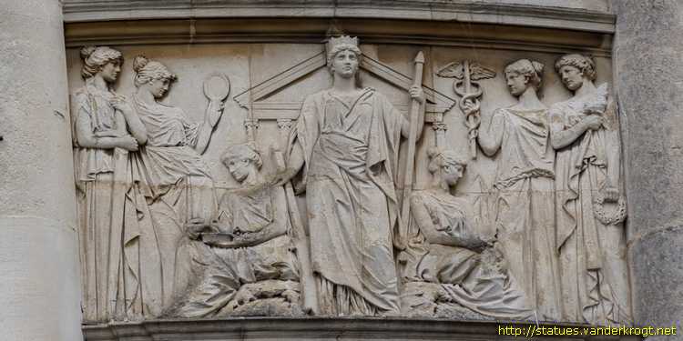 Bath - Guildhall Reliefs