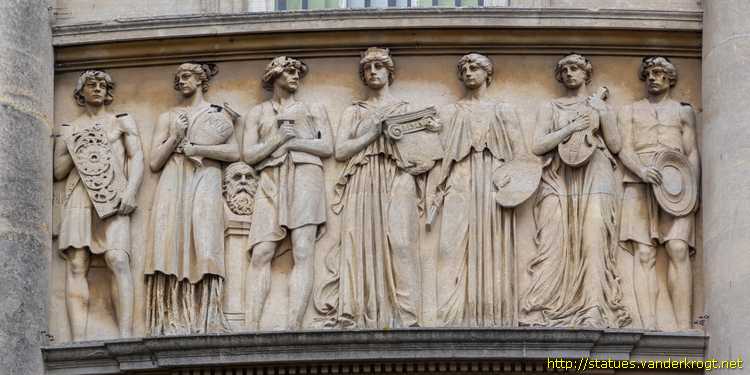 Bath - Guildhall Reliefs