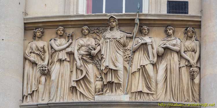 Bath - Guildhall Reliefs
