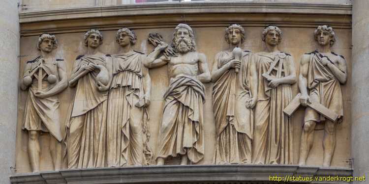 Bath - Guildhall Reliefs