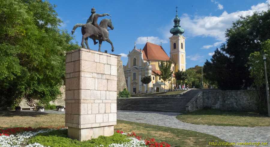 Győr - Szent István király lovas szobra