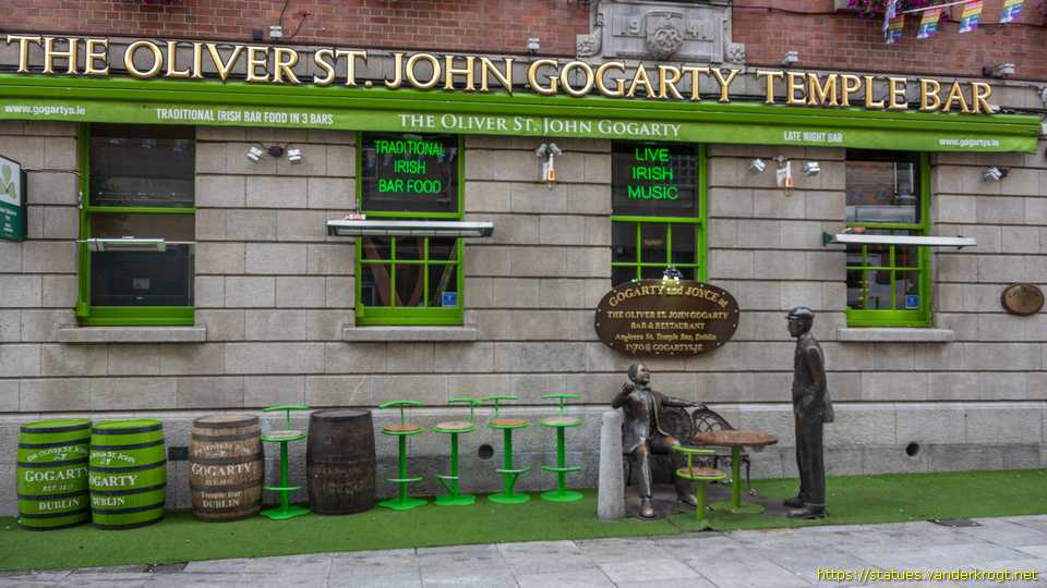 Dublin - Baile Átha Cliath - Oliver St. John Gogarty and James Joyce
