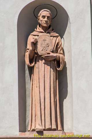 Novellara - Statue dei Santi alla Santuario della Beata Vergine della Fossetta