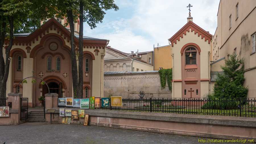 Vilnius - Paminklas A. Puškinui ir A. Hanibalui