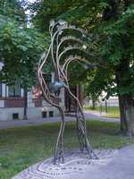 Liepāja - Skulptūru grupu 'Pilsētā, kurā piedzimst vējš'