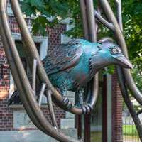 Liepāja - Skulptūru grupu 'Pilsētā, kurā piedzimst vējš'