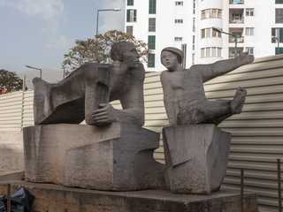 Funchal - Alegorias do Hospital Cruz de Carvalho