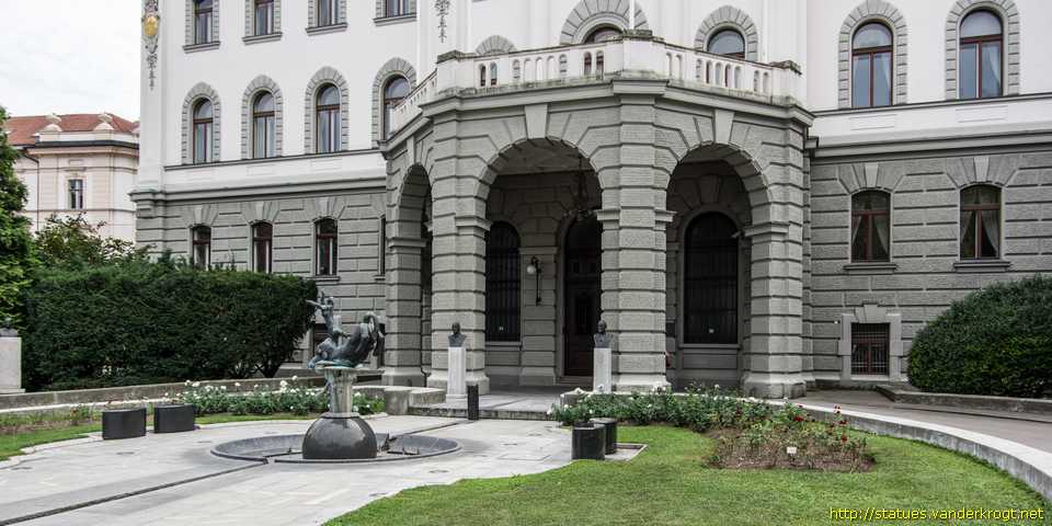 Ljubljana - Fontana Evropa