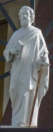 Borgo Maggiore - Statue dei Santi al Santuario del Cuore Immacolato di Maria